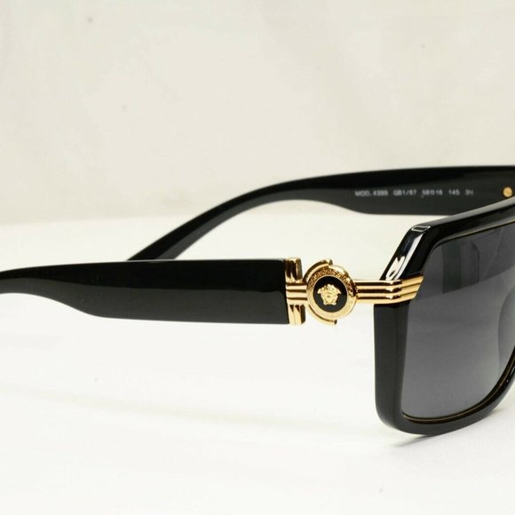 Versace Men's Black Medusa Sunglasses Full Set - Picture 8 of 8